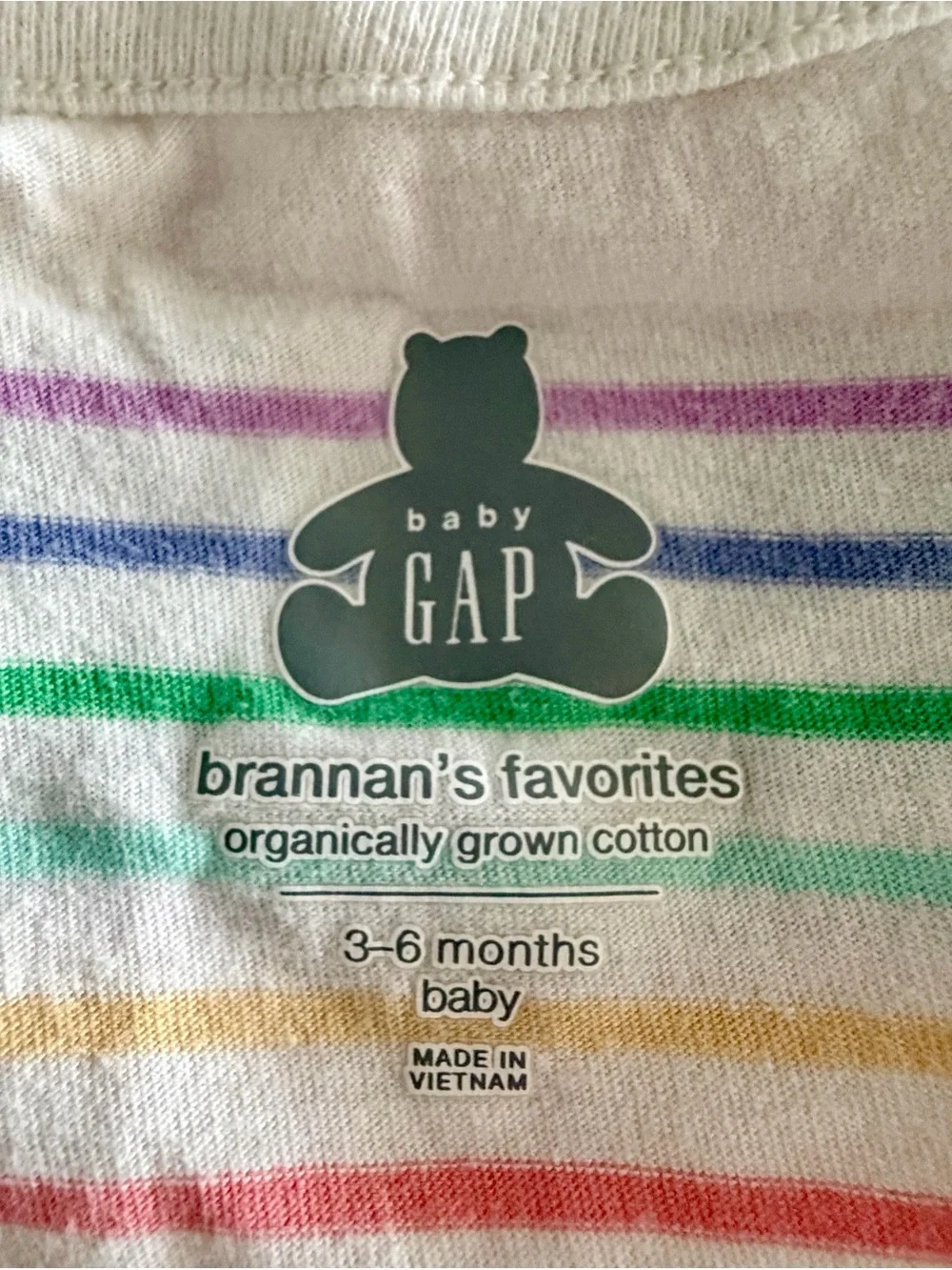 babyGAP Rainbow Stripe Body Suit